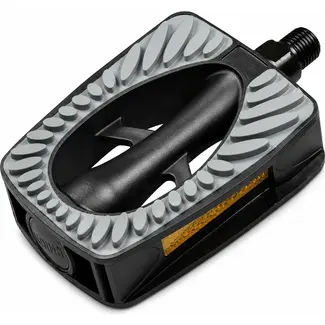 Union Fietspedalen - Anti-slip oppervlak - Zwart - Reflectoren - Duurzaam kunststof - 9/16 inch schroefdraad