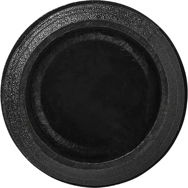 ProPlus Ronde insteekdoppen - Ø 25 mm - Zwart - Set van 4 - Kunststof