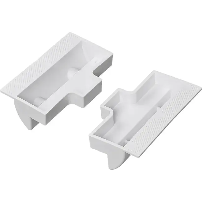 Proplus Witte tussensteunen voor zonnepaneel set van 2, 5,7 x 18 x 11,1 cm, stevige montage
