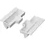 Proplus Witte tussensteunen voor zonnepaneel set van 2, 5,7 x 18 x 11,1 cm, stevige montage
