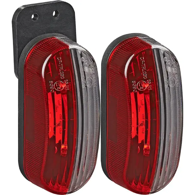 ProPlus Breedtelicht - LED - Rood/Wit - Rechts - 98 x 42 mm - 12V