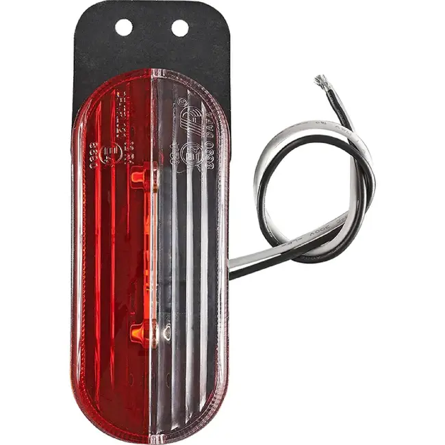 ProPlus Breedtelicht - LED - Rood/Wit - Rechts - 98 x 42 mm - 12V