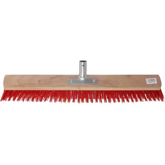 Talen Tools Straatbezem 60 cm Rood - Perfect voor Buiten, Exclusief Steel