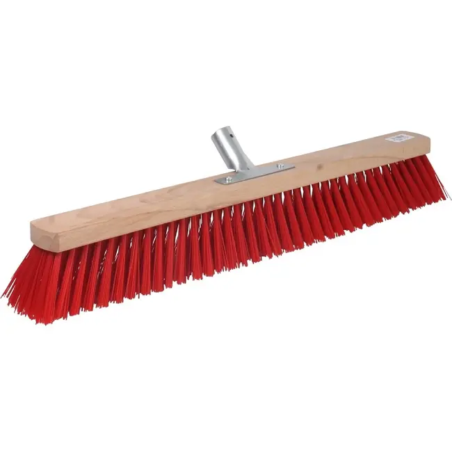 Talen Tools Straatbezem 60 cm Rood - Perfect voor Buiten, Exclusief Steel