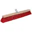 Talen Tools Straatbezem 60 cm Rood - Perfect voor Buiten, Exclusief Steel