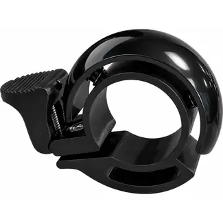 Falkx Zwarte fietsbel - modern design - krachtige klank - eenvoudig te monteren