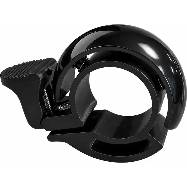 Falkx Zwarte fietsbel - modern design - krachtige klank - eenvoudig te monteren