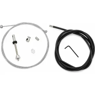 Slurf Remkabel trommelrem - staal/teflon - voor/achter - 225 cm - zwart