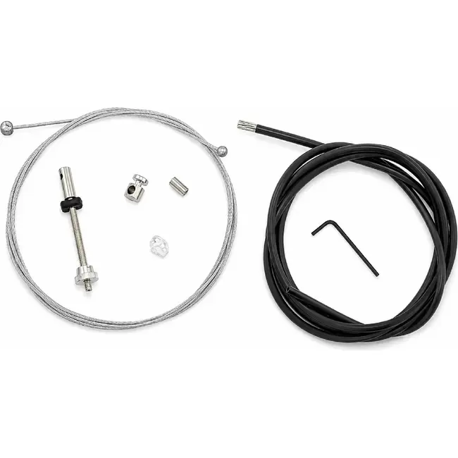 Slurf Remkabel trommelrem - staal/teflon - voor/achter - 225 cm - zwart