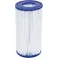 Bestway Zwembadfilterpomp 5.678 l/u met 38 mm aansluiting, filterpatroon type III en 2 slangen van 1,5 m voor opzetzwembaden