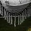 Ruhhy Grijze Braziliaanse hangstoel met kussens - perfect voor tuin