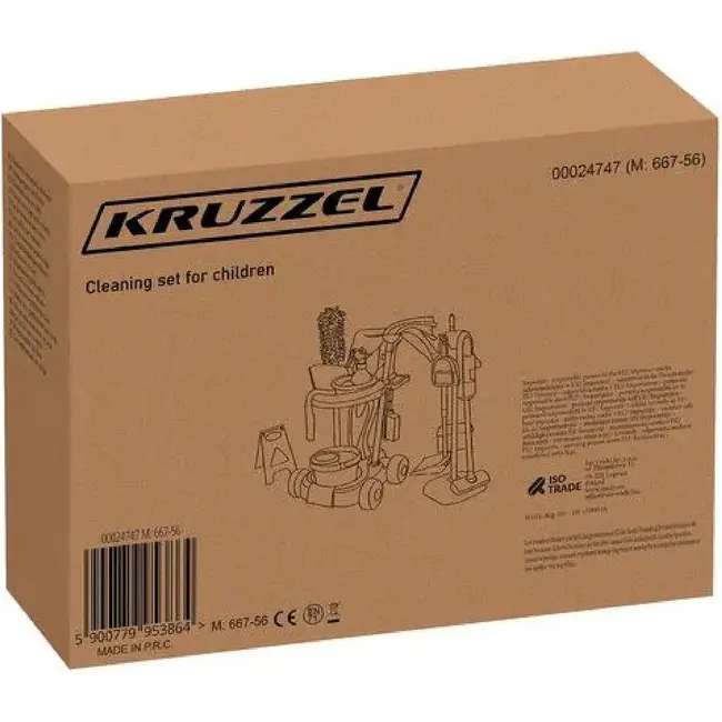 Kruzzel Kinder Schoonmaakset 18-in-1 - Met Werkende Stofzuiger & Trolley