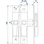 ProPlus Klein bakslot - verzinkt - 105 x 19 x 10 mm - met veermechaniek