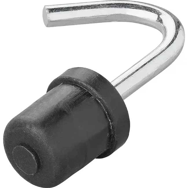 ProPlus Tentdop met ronde haak - metaal - Ø 22 mm - zwart