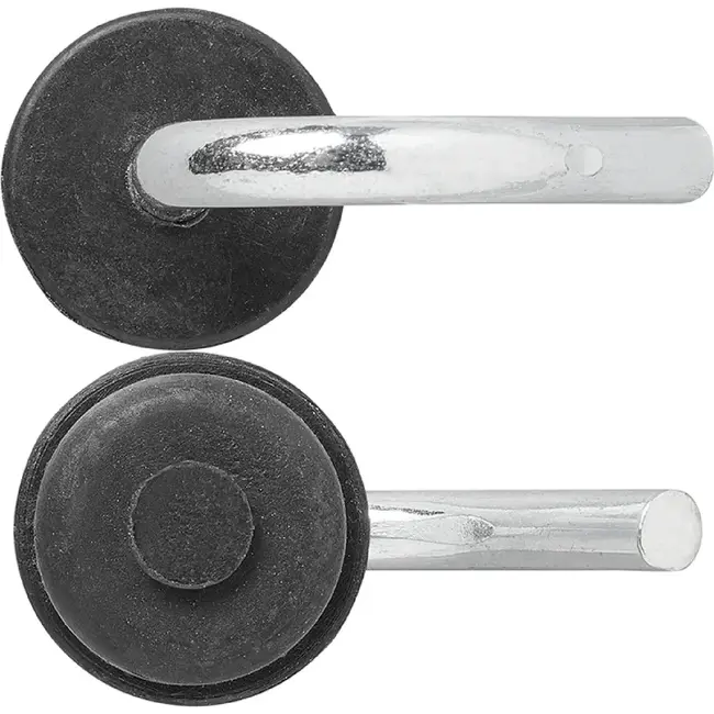 ProPlus Tentdop met ronde haak - metaal - Ø 22 mm - zwart