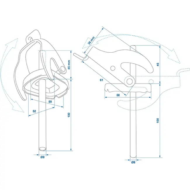 ProPlus Adapter voor metalen jerrycan - bajonet sluiting - 151 mm slang - geschikt voor benzine en diesel
