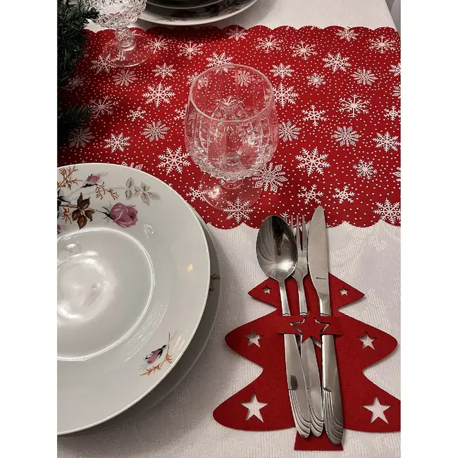 Ruhhy Kerstloper 220x35cm: Feestelijke Tafeldecoratie voor Kerst