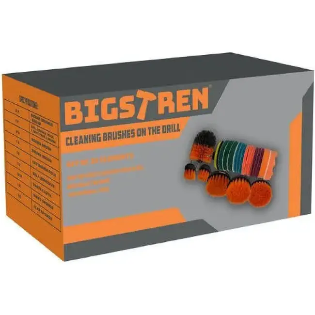 Bigstren 22-delige Boormachine Borstelset - Maak Alles Schoon met Gemak