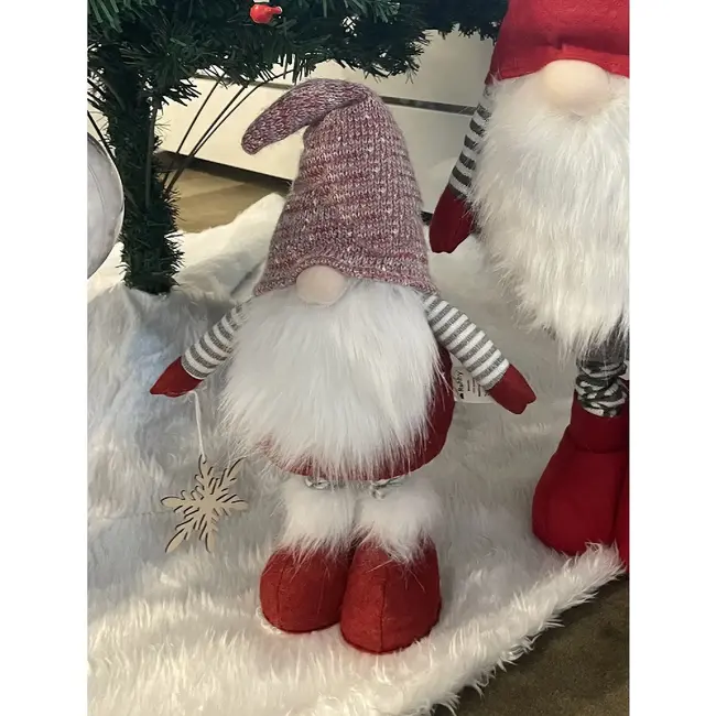 Ruhhy Telescopische Kerstgnome 82cm - Flexibele en Feestelijke Decoratie