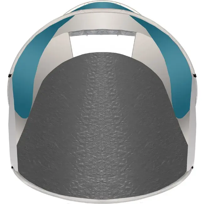 Trizand Namiot Compacte Strandtent 145x100x70cm - Turkoois-Grijs - Licht en Makkelijk