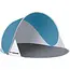 Trizand Namiot Compacte Strandtent 145x100x70cm - Turkoois-Grijs - Licht en Makkelijk