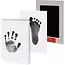 Ruhhy Baby handafdruk set clean-touch zwart met 2 afdrukkaarten voor handje, voetje, pootje en kraamcadeau