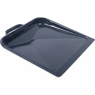 Talen Tools Stofblik met Handvat – Metaal – 26 x 25 x 3 cm – Grijs