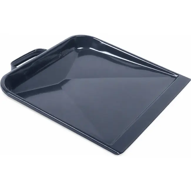Talen Tools Stofblik met Handvat – Metaal – 26 x 25 x 3 cm – Grijs