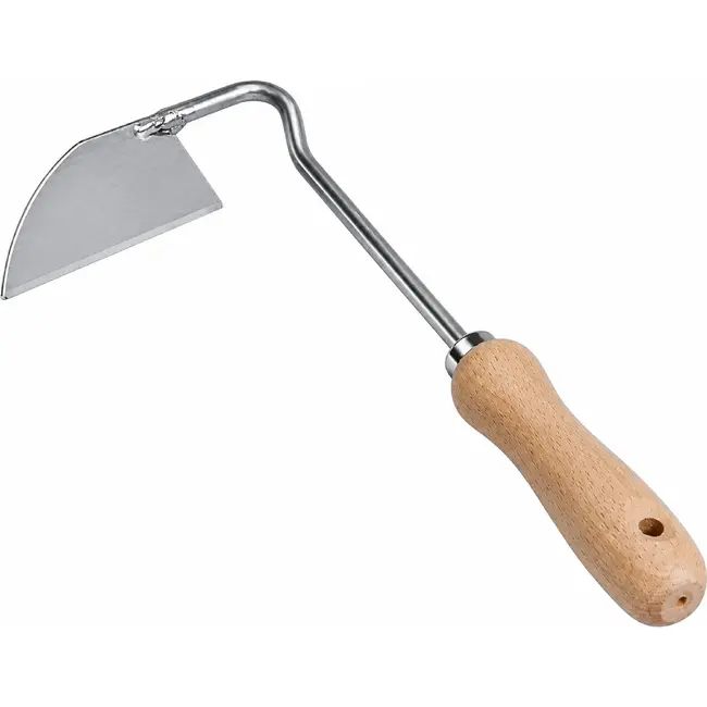 Hendrik Jan Hand-schrepel 31 cm met essenhouten greep, voor onkruid uithakken en grond losmaken