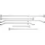 ProPlus Uitschuifbare aluminium afdekzeilbeugel - 108-146 cm - optimale regenwaterafvoer
