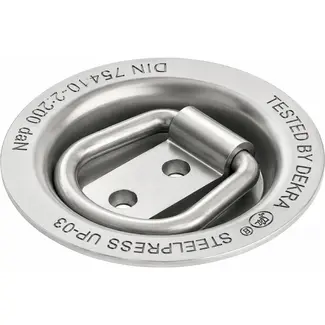 ProPlus Rond sjoroog - staal - Ø 79 mm - zilver - 250 kg trekkracht