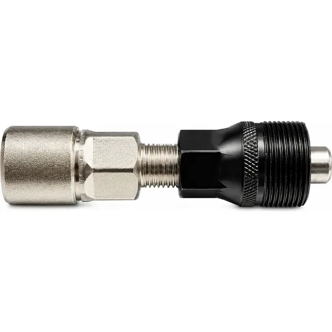 Falkx Universele cranktrekker - robuust staal - chroom afwerking - zilver/zwart