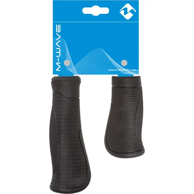 M-Wave Anatomische fietshandvatten - ergonomisch - verstelbare grip - 130/95mm - zwart - per stel