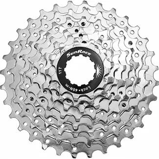 Sunrace 8-speed cassette - 12-25T - Fluid Drive Plus - Nikkel - 285g