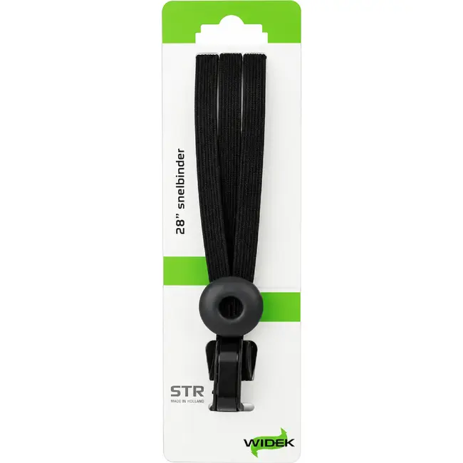Widek Veiligheidsbinder met stalen haak - 3 zwarte banden - 12mm - 54cm