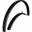 Falkx Spatbordenset 28 x 1 5/8 x 1 3/8 mat zwart voor voor- en achterwiel op passende 28 inch fietsen