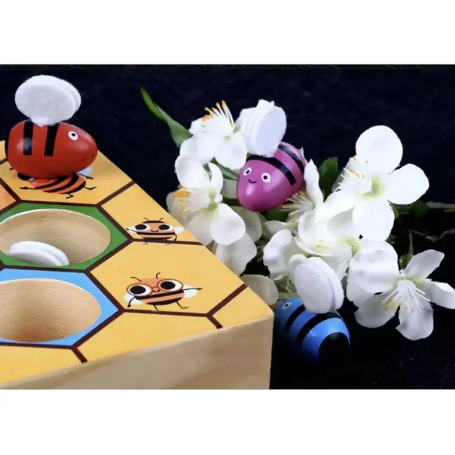 Kruzzel Honeycomb - Houten Spel - Stimuleer Creativiteit en Motoriek