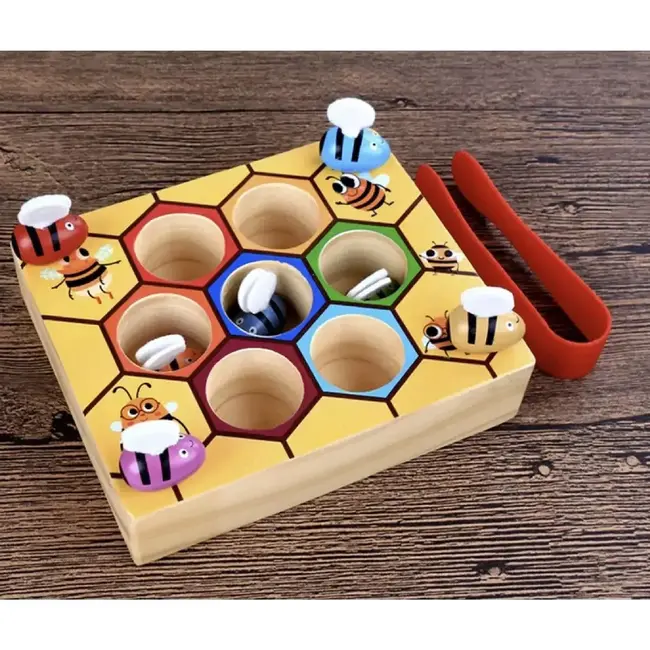 Kruzzel Honeycomb - Houten Spel - Stimuleer Creativiteit en Motoriek