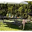 Gardlov Opvouwbare Tuintafel 180 cm - Zwart - HDPE Tafelblad - Gepoedercoat Staal