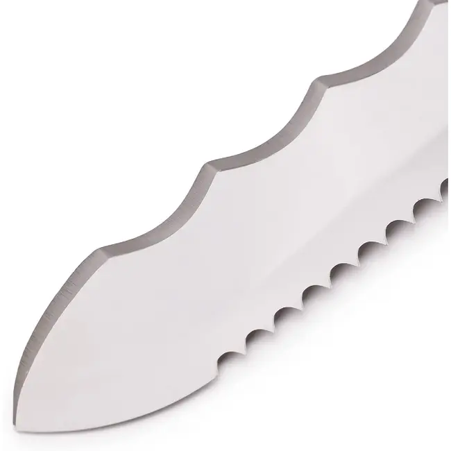 GEKO Dubbelzijdig isolatiemes 410 mm roestvrij staal met ergonomisch handvat voor nauwkeurig snijden
