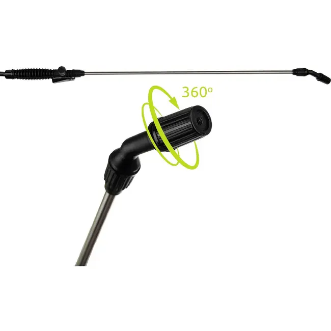 Gardlov rugdrukspuit 16L – handmatige tuinspuit met lange lans en slang