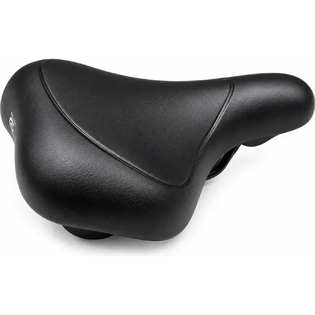 Selle Comfort E-bike zadel - Vintage stijl - Gel padding - Zwart - Zonder strop
