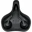 Selle Comfort E-bike zadel - Vintage stijl - Gel padding - Zwart - Zonder strop