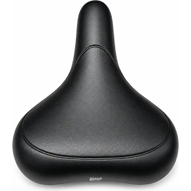 Selle Comfort E-bike zadel - Vintage stijl - Gel padding - Zwart - Zonder strop