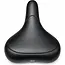 Selle Comfort E-bike zadel - Vintage stijl - Gel padding - Zwart - Zonder strop