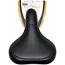 Selle Comfort E-bike zadel - Vintage stijl - Gel padding - Zwart - Zonder strop