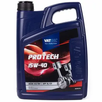 VATOIL Universele motorolie - 15W40 - Hoge viscositeitsindex - 1 liter - Anti-slijtage en anti-corrosie