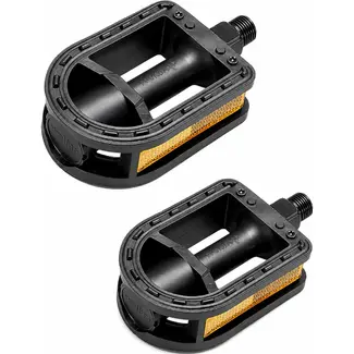 Lastpak Universele fietspedalen set - antislip en reflectoren - 2 stuks