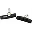 Elvedes V-type velgremblokjes - 60mm - Duurzaam rubber en aluminium - Voor stads-, race- en tourfietsen - Per paar
