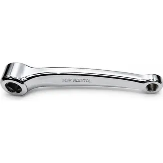 Falkx Stalen crankstel - 170 mm - chroom - spieloos ontwerp